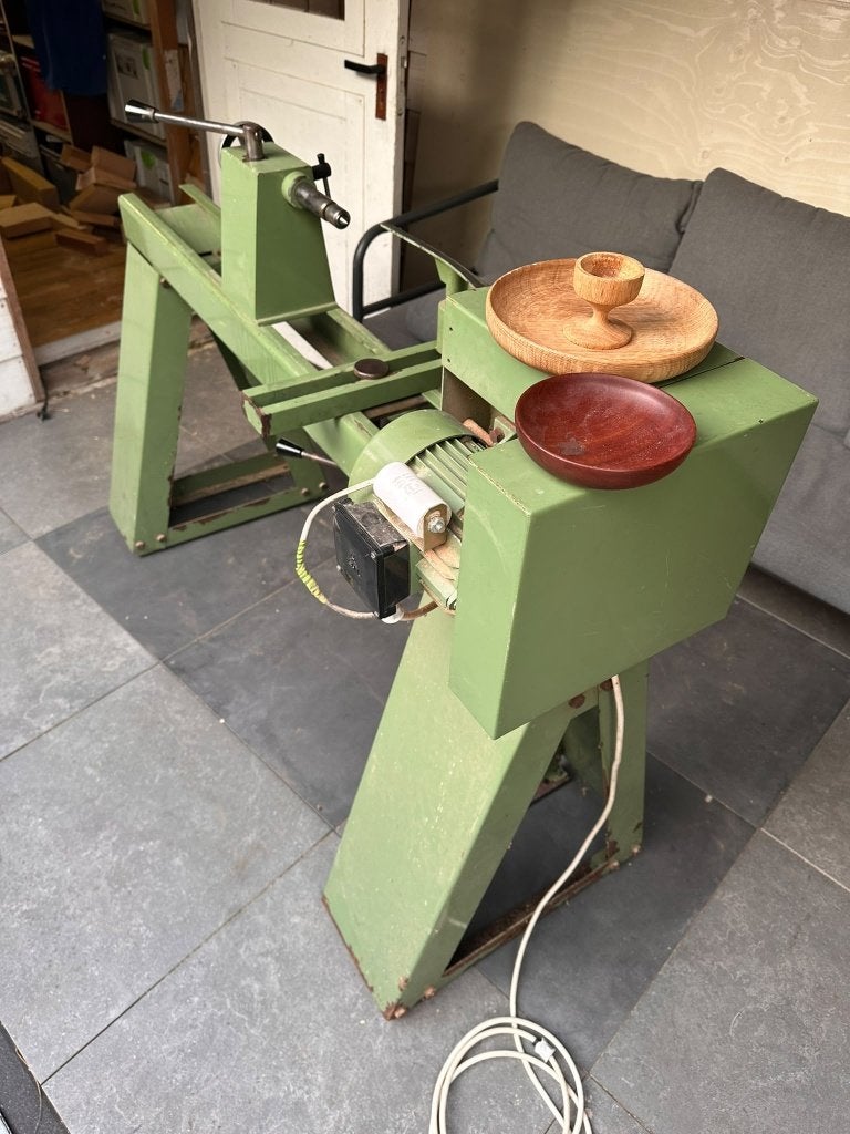 Houtdraaibank EMCO DB5 robuust, Ophalen, Gebruikt, Houtdraaibank, 500 tot 1000 mm