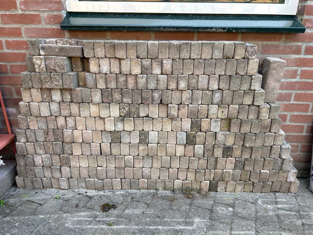 Gratis Waaltjes (terrasklinkers), Ophalen, Gebruikt, Klinkers, 10 m² of meer