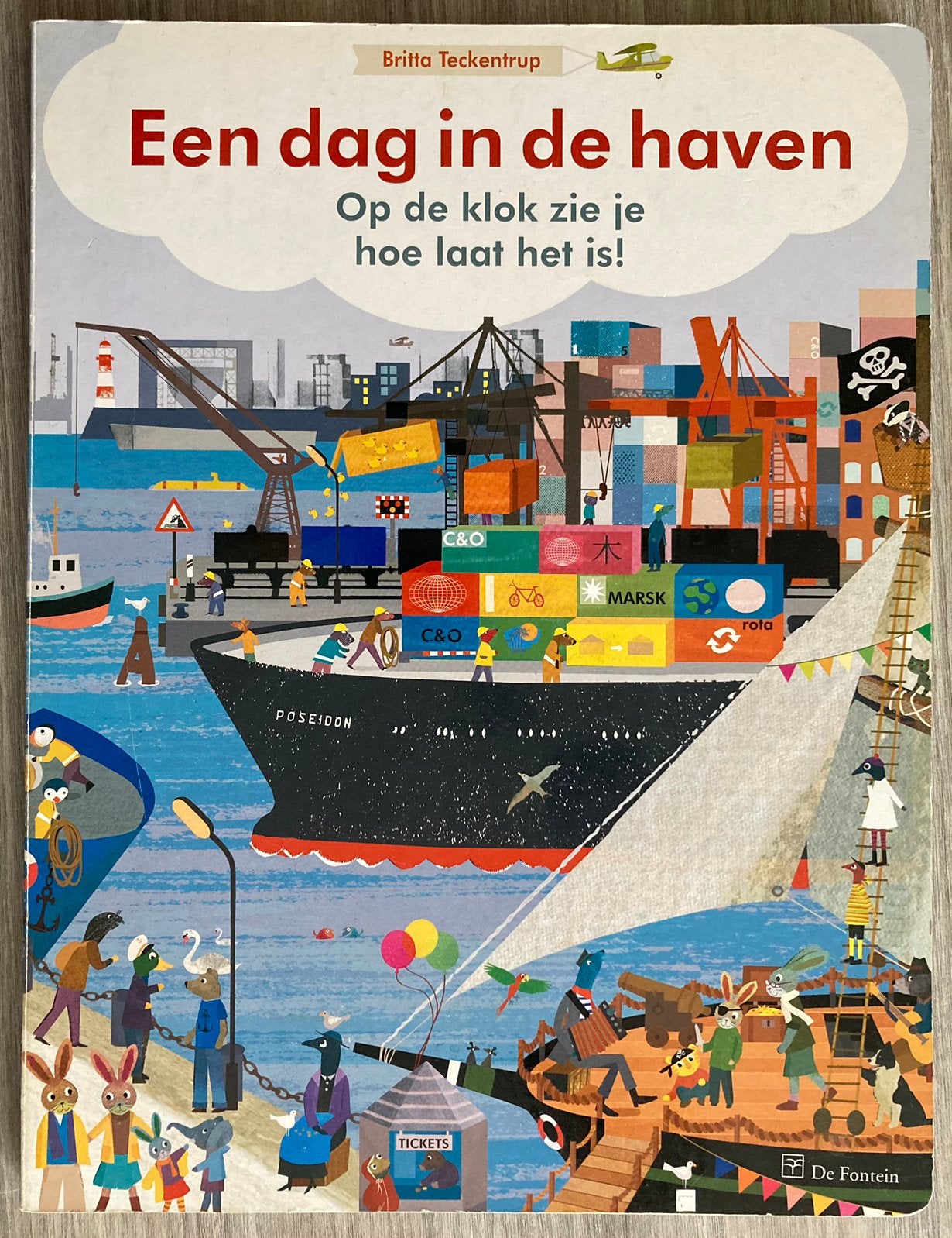 Een dag in de haven ZOEKBOEK - Britta Teckentrup, Ophalen of Verzenden, Zo goed als nieuw