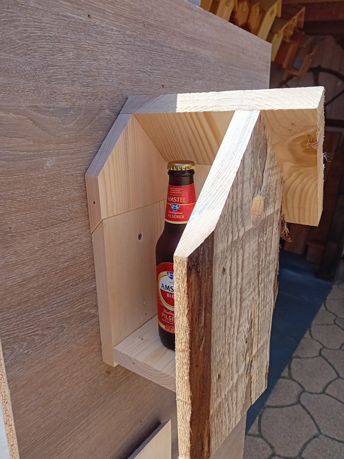 vogelhuisje nestkastje pimpelmees koolmees boomklever, Dieren en Toebehoren, Ophalen of Verzenden, Nieuw, Hout