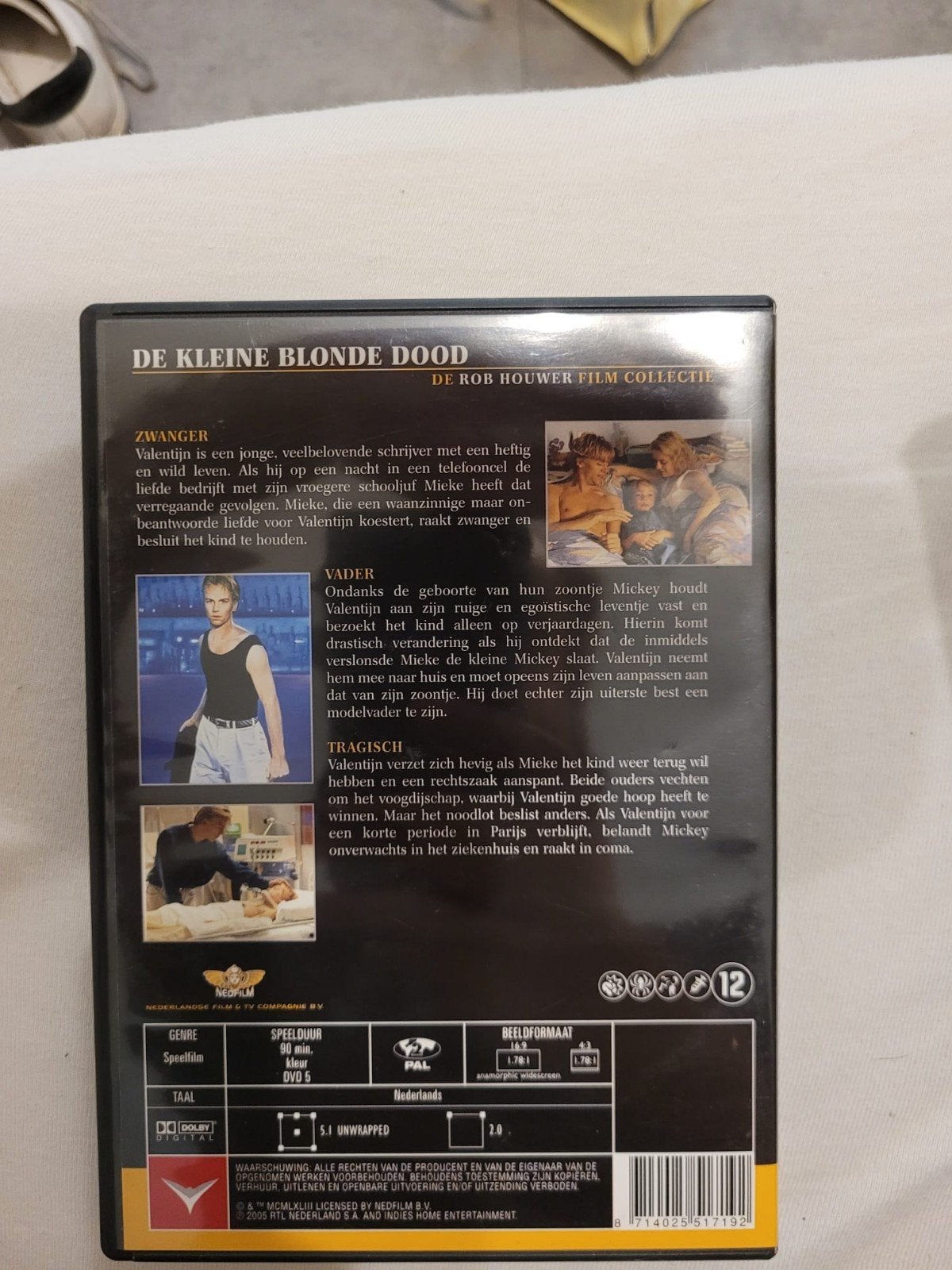 De Kleine Blonde Dood - Rob Houwer Film Collectie DVD, Cd's en Dvd's, Gebruikt, Waargebeurd drama, Nederlands, Breedbeeld