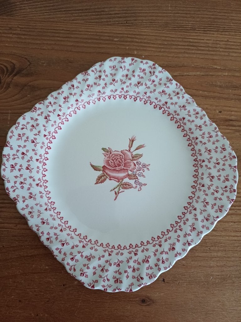 Serveerschaal Rose Bouquet, Ophalen of Verzenden