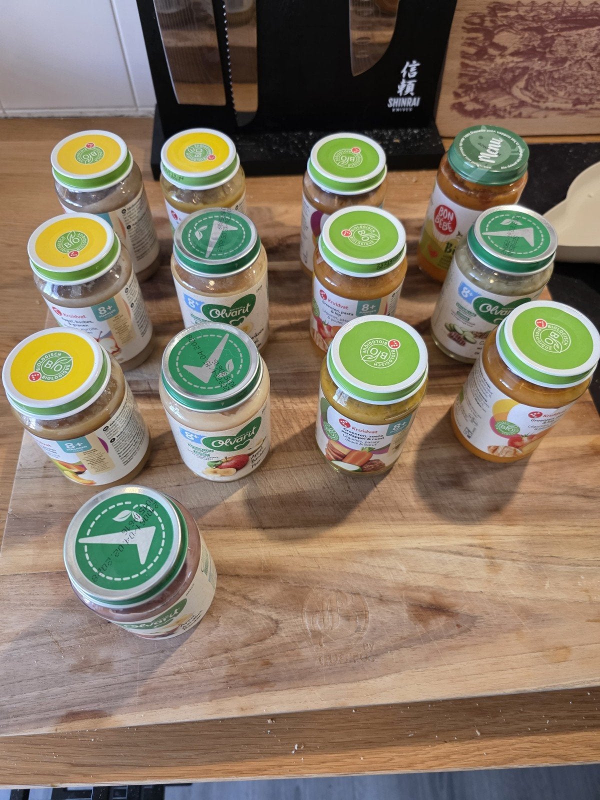 Diverse groente- en fruitpotjes voor baby's vanaf 8 maanden, Ophalen, Overige typen