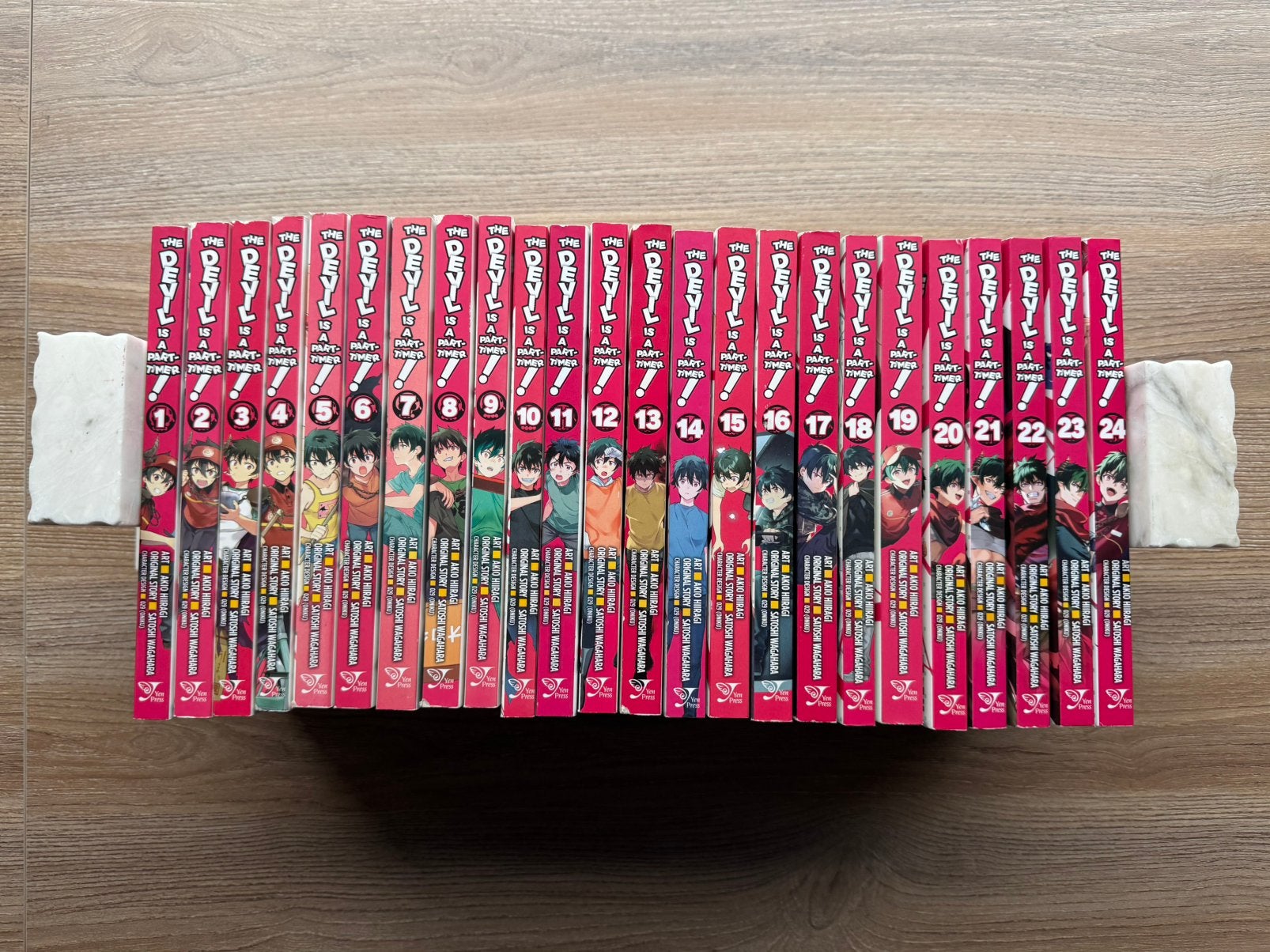 The devil is a part-timer 1-24 compleet (Engels), Gelezen, Complete serie of reeks, Ophalen of Verzenden, Japan (Manga)