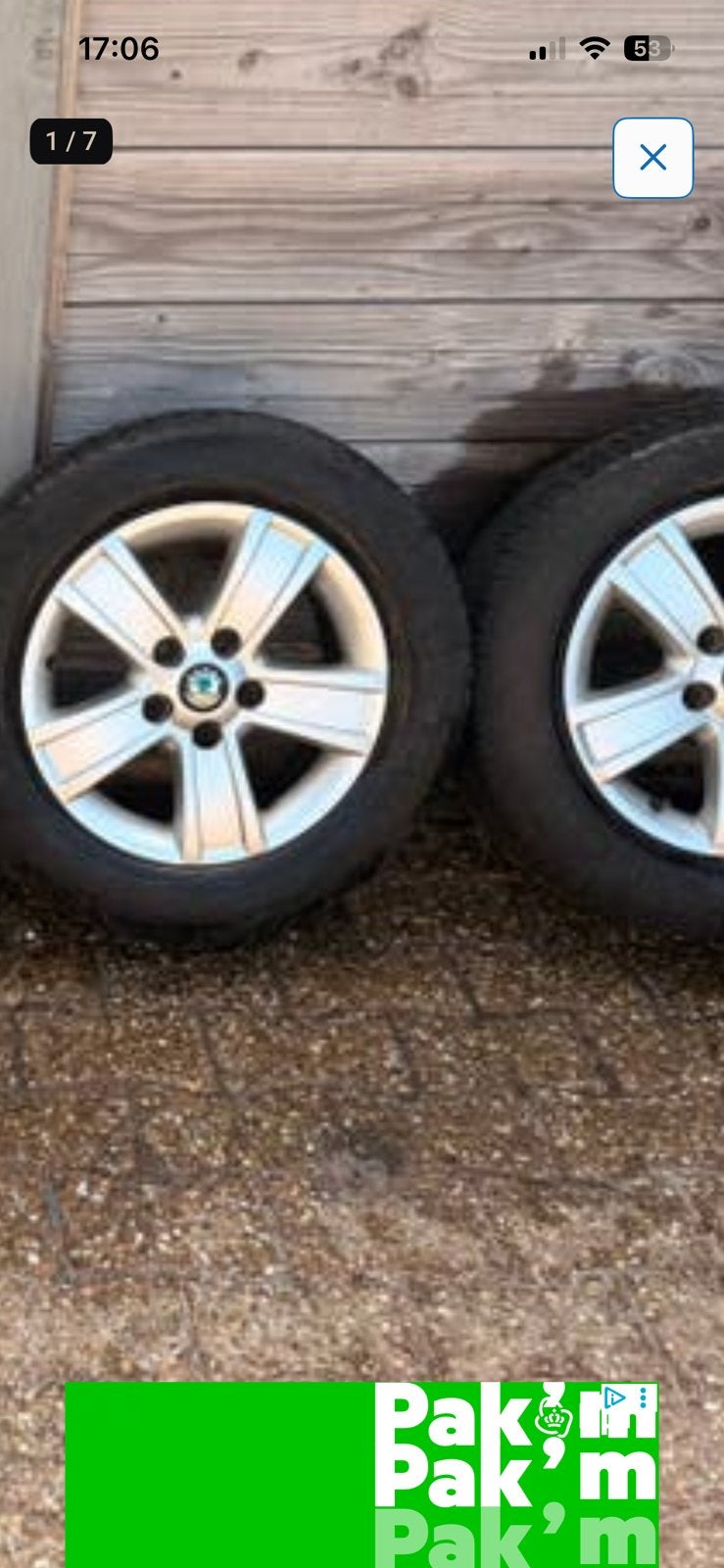 3x 15 inch skoda octavia velgen, Ophalen