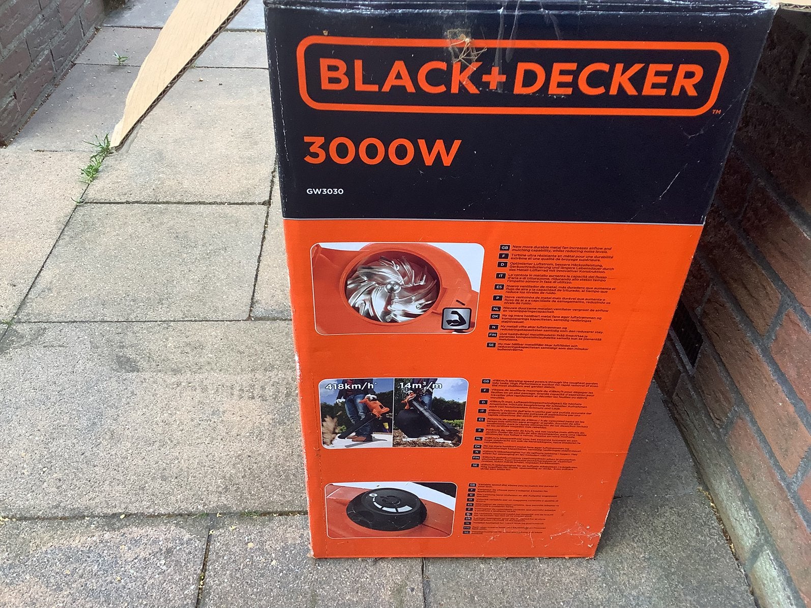 Black en decker, Ophalen, Gebruikt, Met opvangzak, Handgedragen
