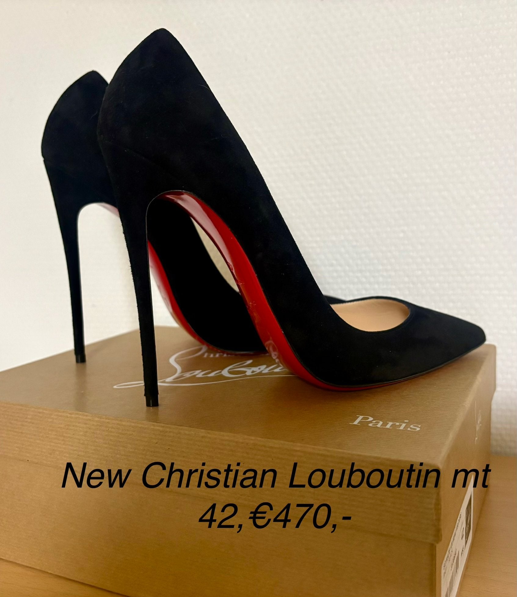 Nieuwe Christian Louboutin So Kate 120 Veau Velours Pumps Zw, Ophalen of Verzenden, Nieuw, Zwart, Pumps