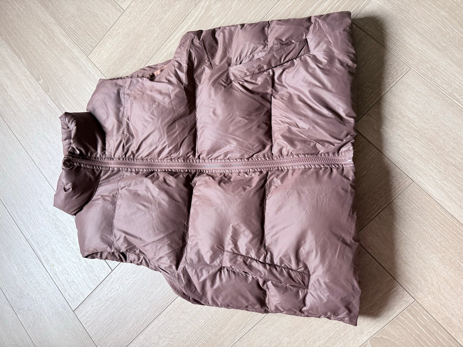 Stijlvol gewatteerd vest in lila/mauve, Kleding | Dames, Ophalen of Verzenden, Zo goed als nieuw, Paars