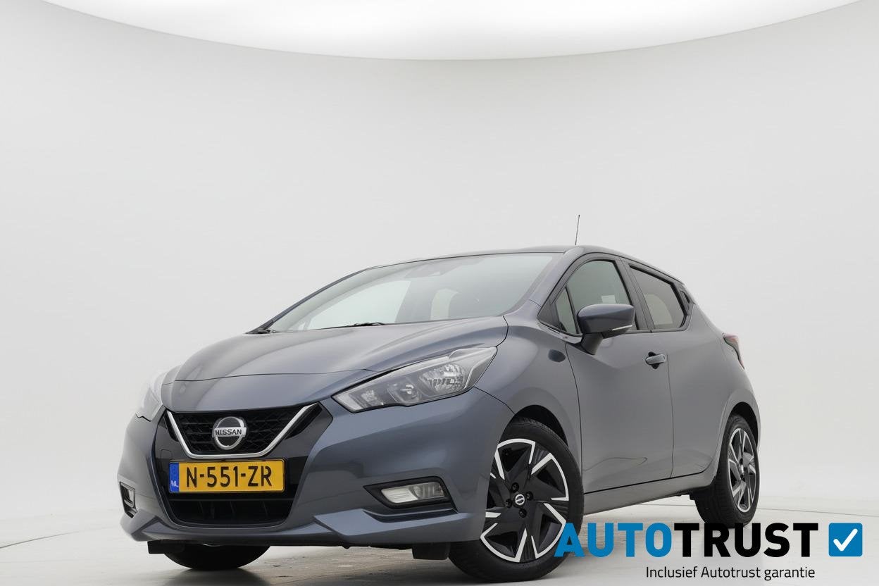 Nissan Micra 1.0 IG-T Acenta AUTOMAAT STOELVERW. NAV, Auto's, Euro 6, 92 pk, 3 cilinders, 999 cc