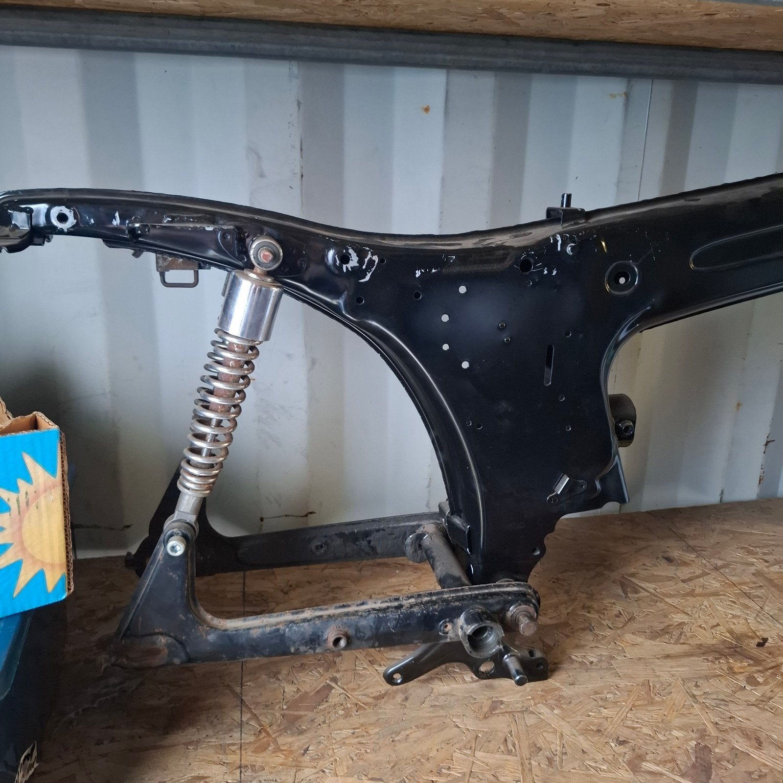 Yamaha Sheriff Frame met Voorvork en Achterbrug, Fietsen en Brommers, Ophalen of Verzenden