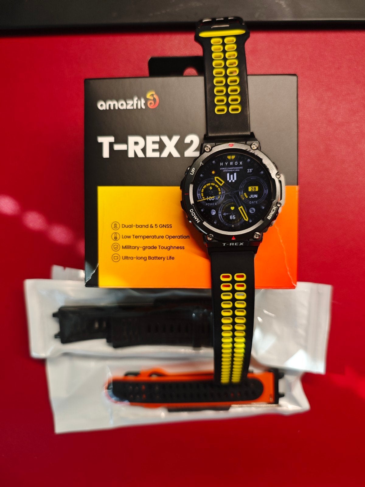 Amazfit T-Rex 2 Smartwatch Super Goede Staat, Zwart, Ophalen of Verzenden, Zo goed als nieuw, GPS
