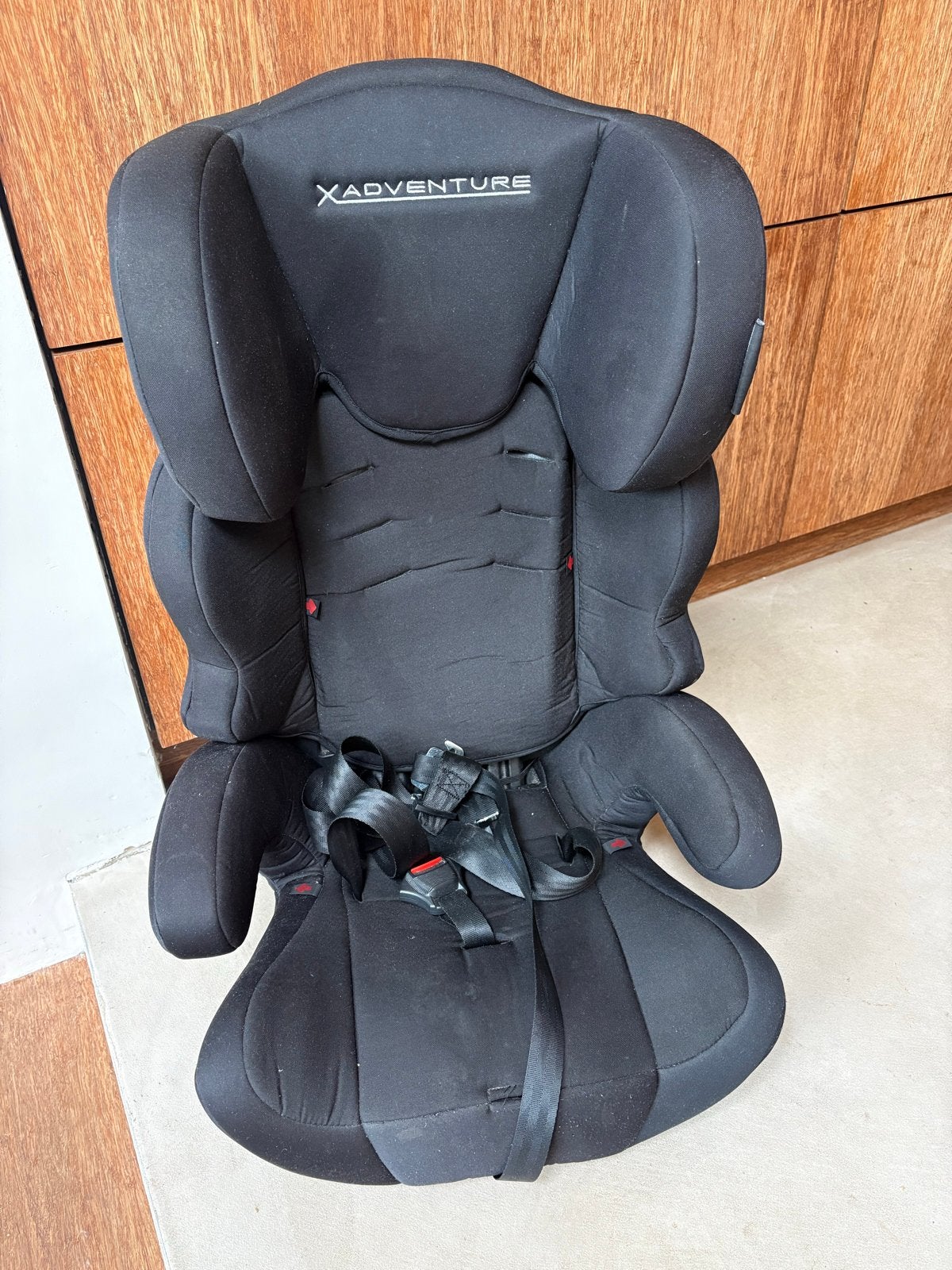 XAdventure autostoel - Zwart, comfortabel en veilig, Overige merken, 9 t/m 36 kg, Gebruikt, Autogordel