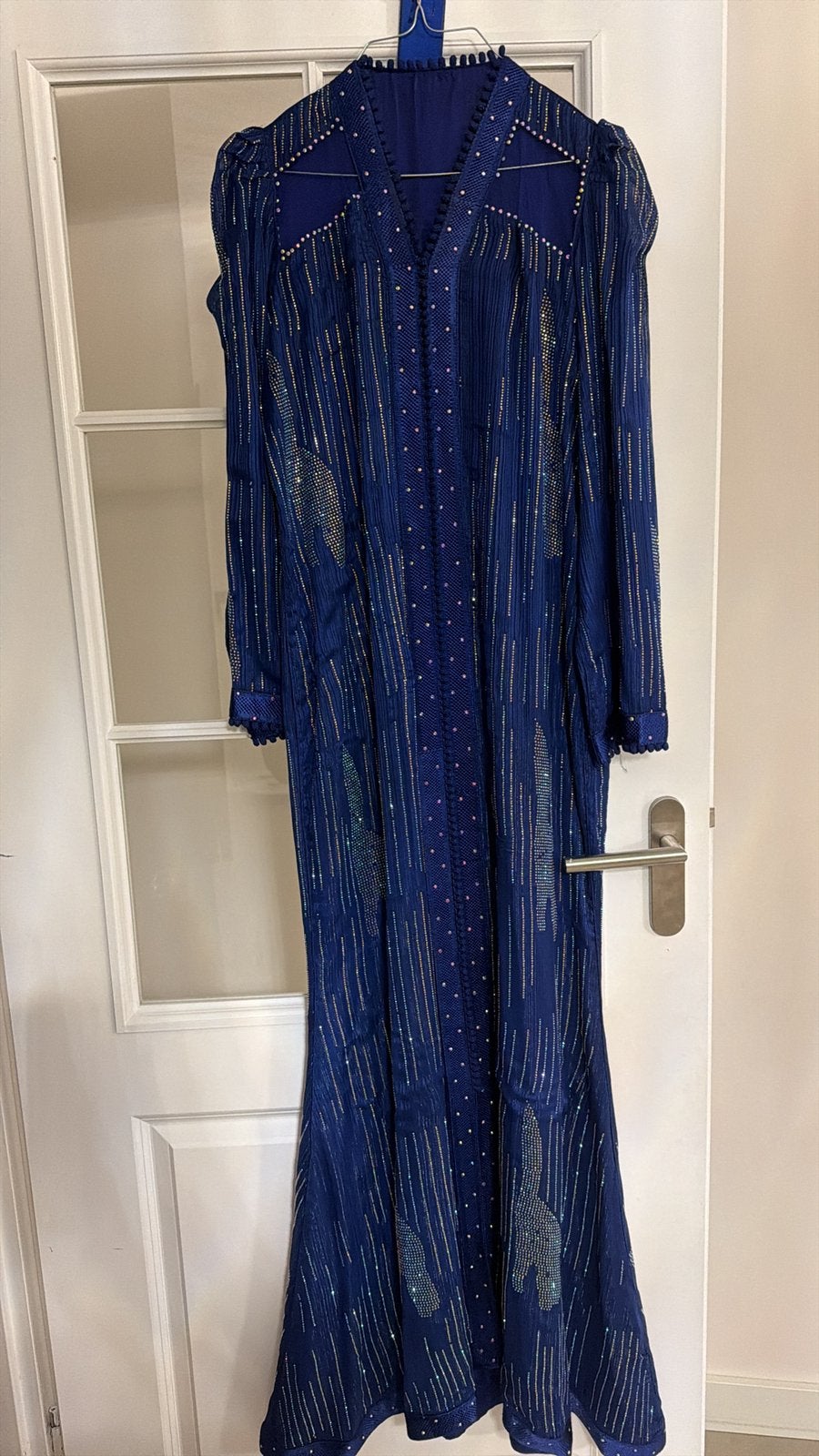 Caftan te koop, Maat 38/40 (M), Overige typen, Blauw, Ophalen of Verzenden