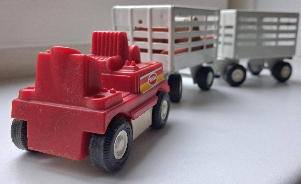 Unieke Tonka Airportlorrie – Vintage Verzamelobject!, Ophalen of Verzenden, Gebruikt, Overige typen