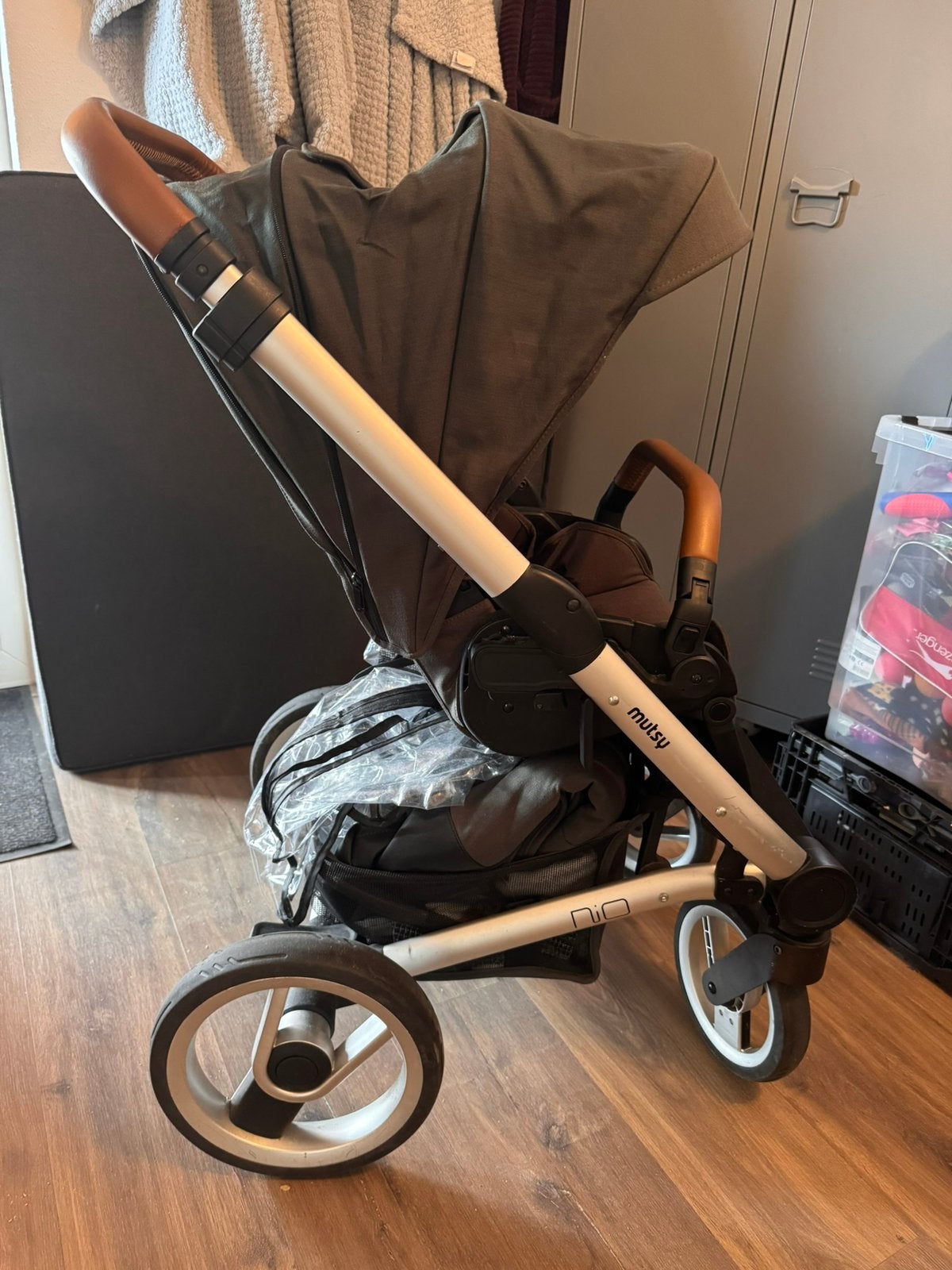 Mutsy Nio kinderwagen, Gebruikt, Mutsy, Verstelbare duwstang, Ophalen