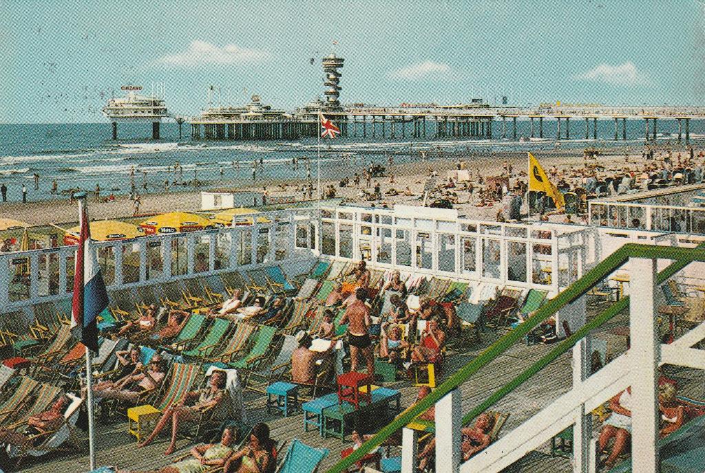 Scheveningen De Pier 1971, Ophalen of Verzenden, 1960 tot 1980, Gelopen, Zuid-Holland