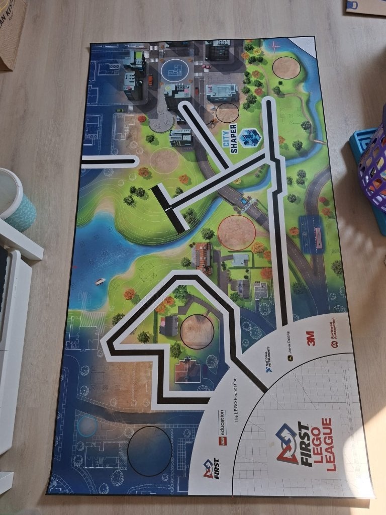 2019 FLL city shaper challenge mat, Overige thema's, Lego, Overige typen, Ophalen of Verzenden