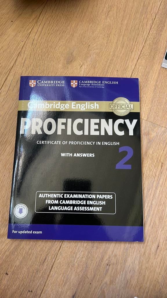 Cambridge oefen boek, Ophalen of Verzenden, Alpha, Zo goed als nieuw, Niet van toepassing