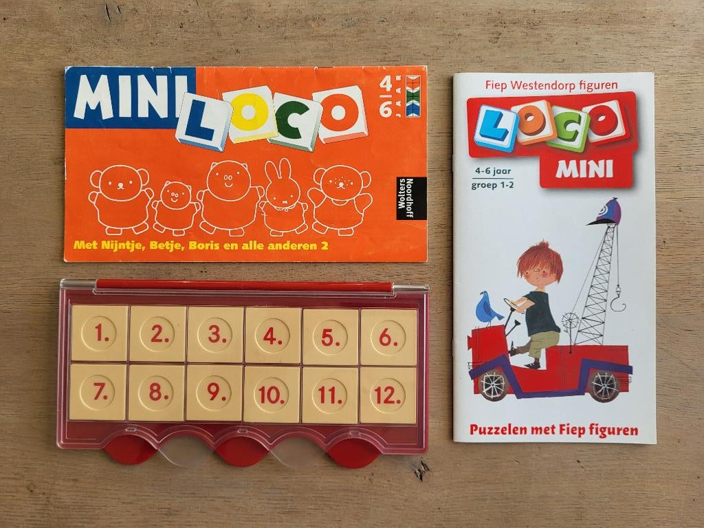 LOCO set mini loco doos met 2 boekjes nijntje en pluk, Ophalen of Verzenden, Zo goed als nieuw