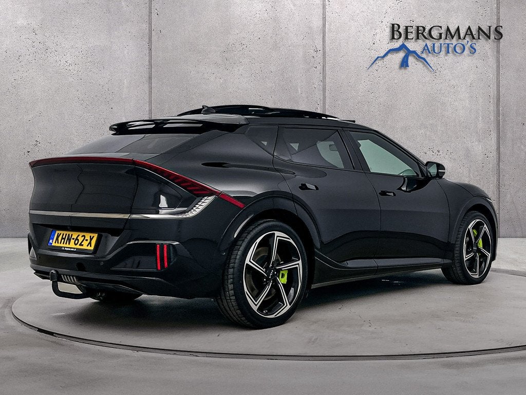 Kia Ev6 GT AWD 77.4 kWh // TREKHAAK // MERIDIAN AUDIO// SCHU, Auto's, Zwart, 74 kWh, Vierwielaandrijving, EV6