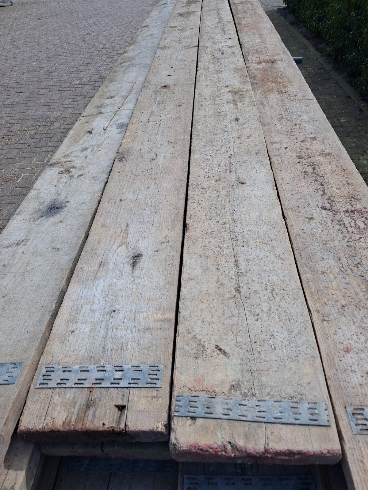 steigerplanken, Tuin en Terras, Ophalen, 250 cm of meer, Planken