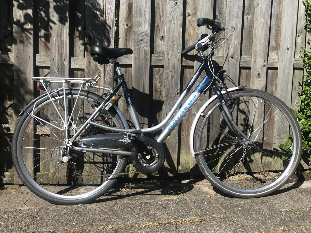 Damesfiets, Fietsen en Brommers, Fietsen | Dames | Damesfietsen, Gebruikt, Versnellingen, 50 tot 53 cm, Ophalen
