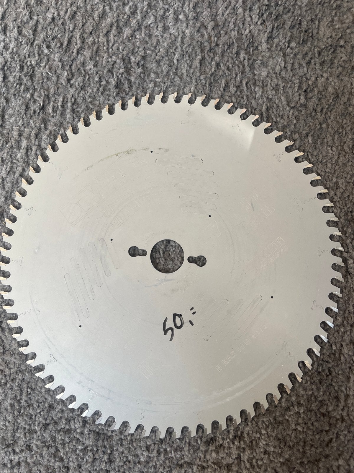 DeWalt 72THW Zaagblad voor Cirkelzaag - Gebruikt, Verzenden, Gebruikt, Cirkelzaag