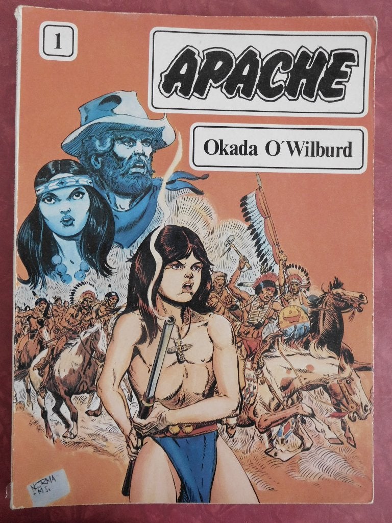 Apache 1 Okada O'Wilburd, Eén stripboek, Ophalen of Verzenden, Gelezen