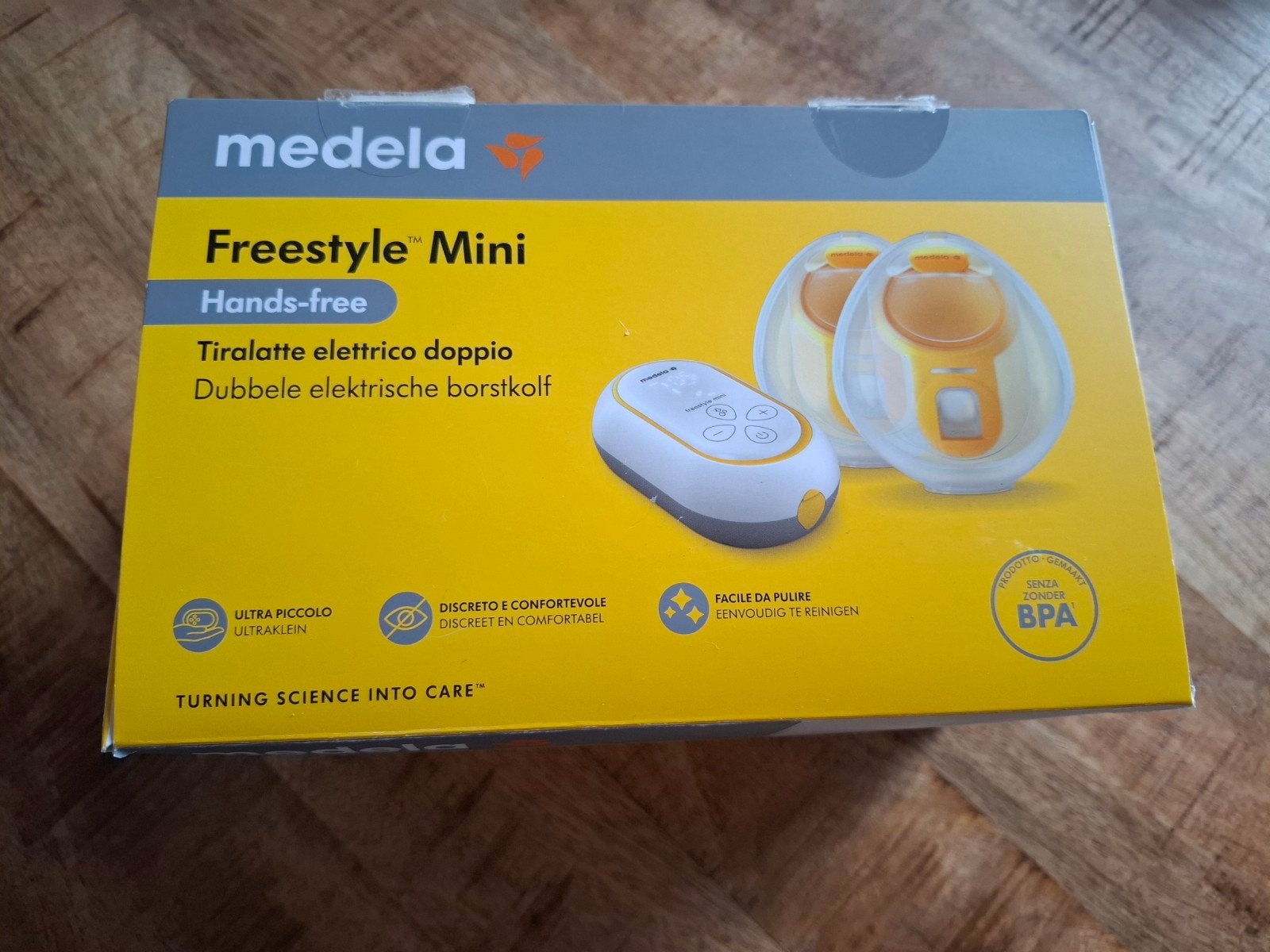 Dubble elektrische borstkolf Freestyle Mini Medela, Kinderen en Baby's, Babyvoeding en Toebehoren, Draadloos, Medela, Borstkolf