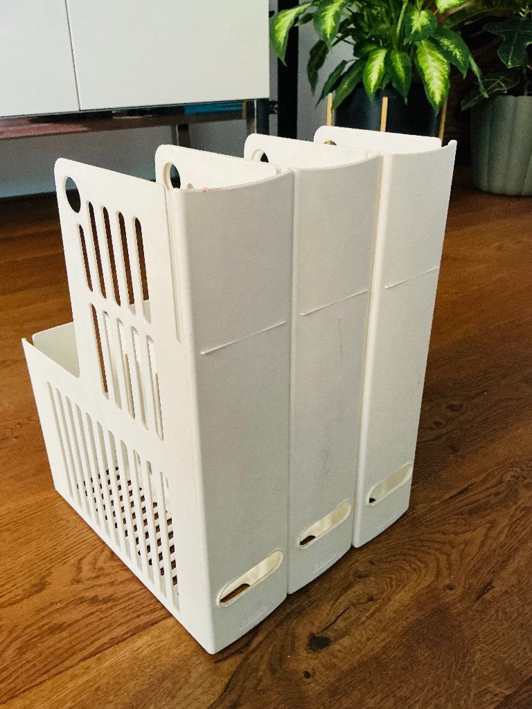 3 x Esselte tijdschriftencassette GRATIS!, Ophalen, Gebruikt, Kunststof