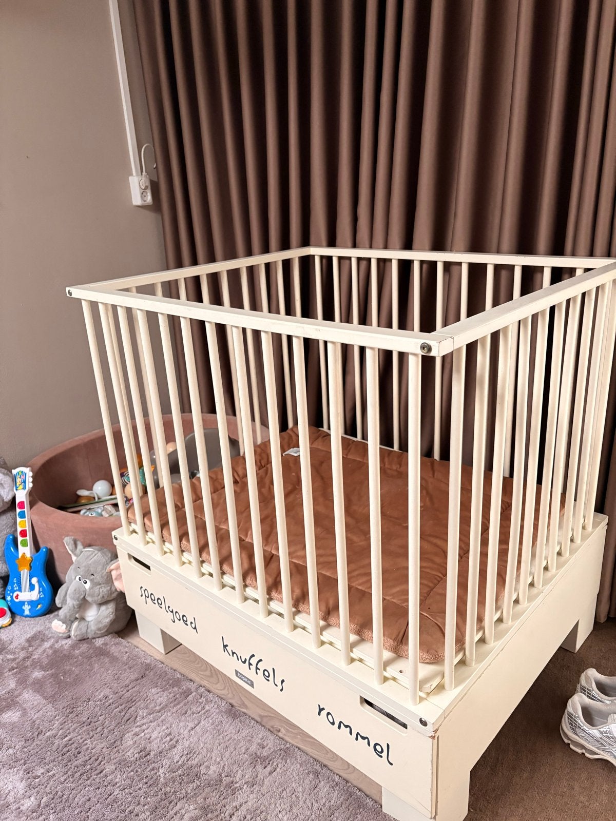 Bopita box met opberglade, Kinderen en Baby's, Ophalen of Verzenden, Gebruikt, Vierkant, Lade