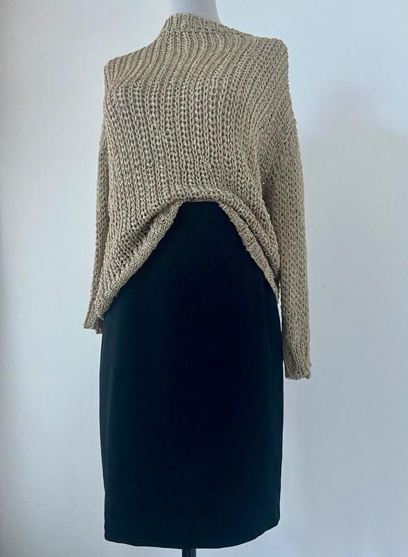 Zapa Paris (38) twv 198,- nieuwe pencil rok wol/ elastan, Kleding | Dames, Maat 38/40 (M), Zwart, Nieuw, Ophalen of Verzenden