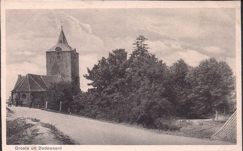 Kerk - Dodewaard - oude kaart [15341], Verzenden, 1920 tot 1940, Ongelopen, Gelderland