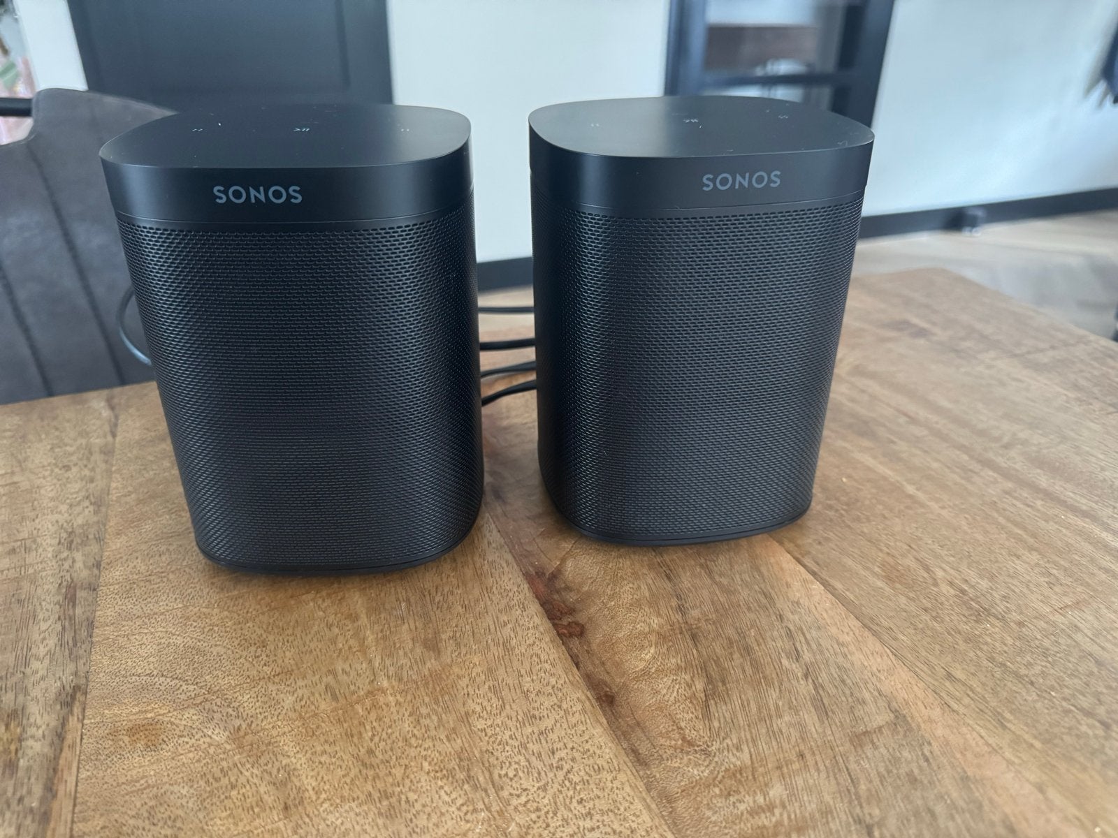 2 x Sonos One SL Zwart - Zo goed als nieuw, Audio, Tv en Foto, Ophalen, Slimme speaker, WiFi, Zo goed als nieuw