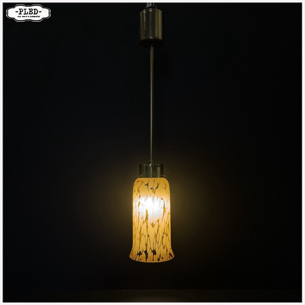 Vintage pendellamp Lamp Hanglamp, Huis en Inrichting, Ophalen, Gebruikt, Vintage Midcentury, E27 (groot)