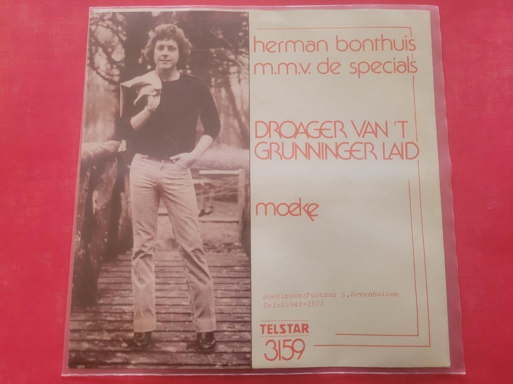 Herman & De Specials - Droager van 't Grunnerlaid, Ophalen, Zo goed als nieuw, Overige formaten, Levenslied of Smartlap