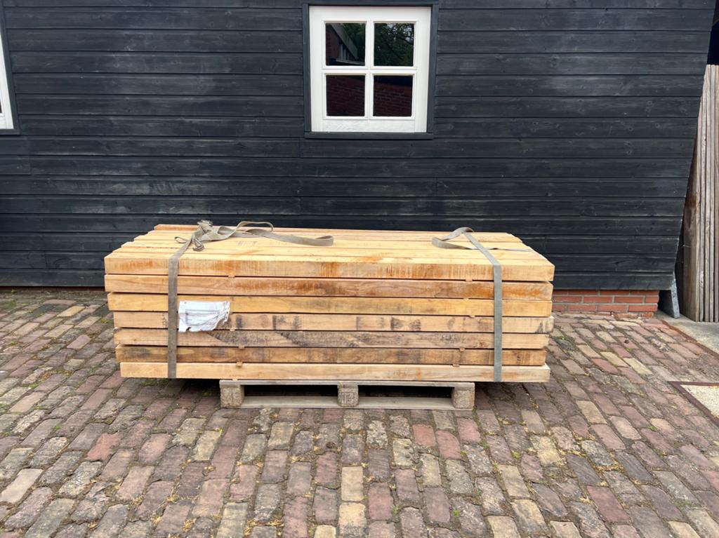 Beuken balken 7.5x 9.5  200 cm, Ophalen of Verzenden, Zo goed als nieuw, Balk, Vuren