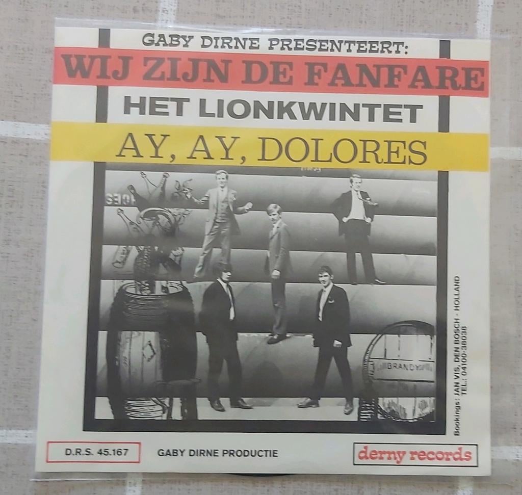 Het Lionkwintet - Wij Zijn De Fanfare / Ay, Ay, Dolores, Ophalen of Verzenden