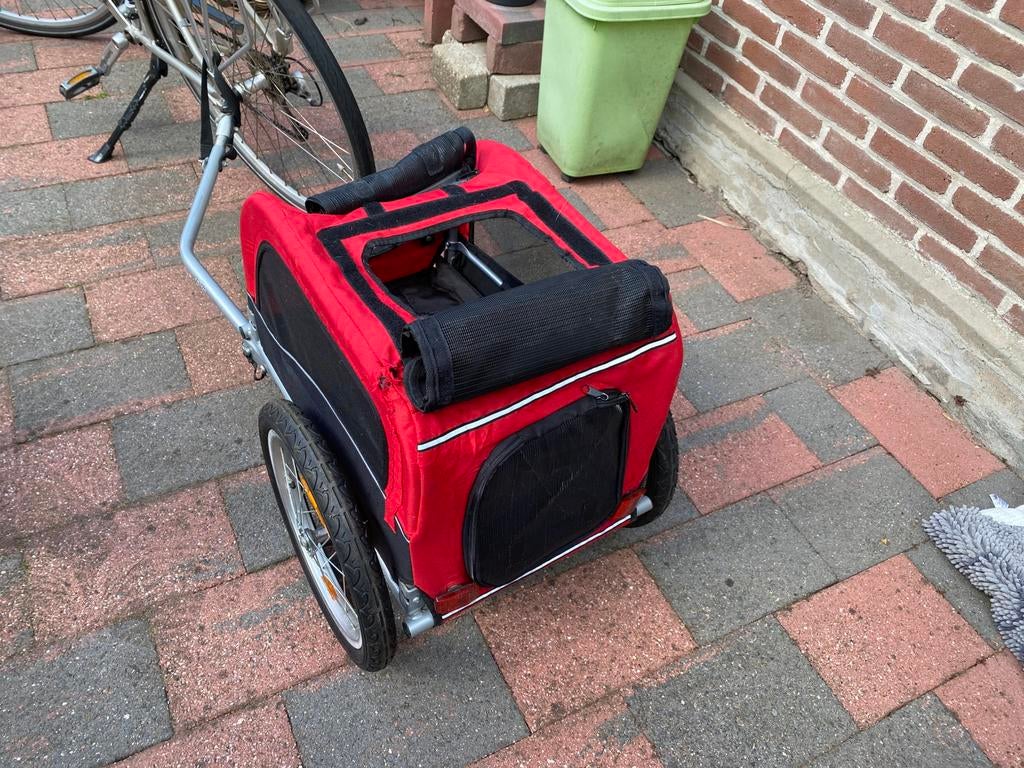 Trixie fietskar voor de hond, Ophalen, Gebruikt, Hondenkar, Opvouwbaar