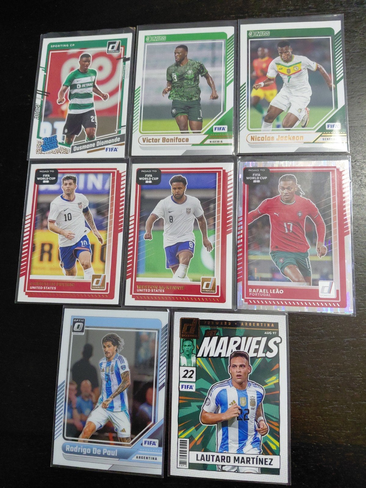 Voetbal Spelerskaarten - Panini Donruss, Ophalen of Verzenden, Zo goed als nieuw, Buitenlandse clubs, Spelerskaart