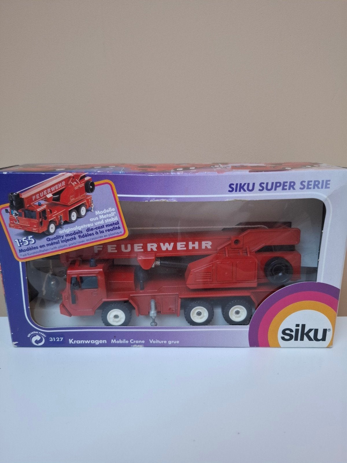 Siku Super Serie 3127 Kranwagen Mobile Crane Brandweer, Ophalen of Verzenden, Nieuw, 1:32 tot 1:50, Truck