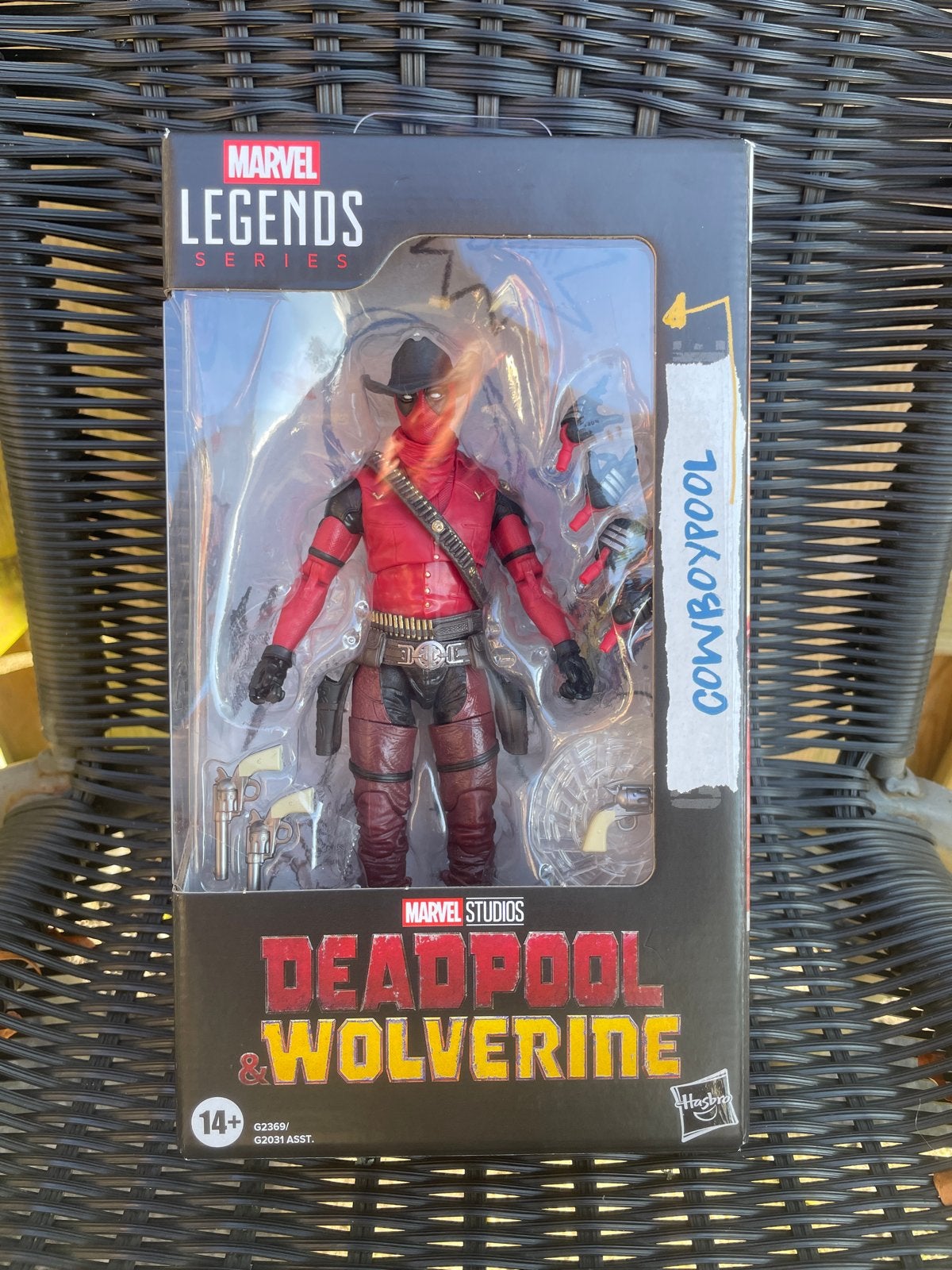Marvel Legends Series Deadpool & Wolverine Cowboypool figuur, Ophalen of Verzenden, Nieuw
