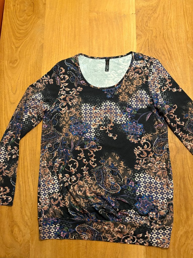 Prachtig najaarsshirt met lange mouwen van NED, maat L, Kleding | Dames, Tops, Meerkleurig, Maat 42/44 (L), Ophalen of Verzenden
