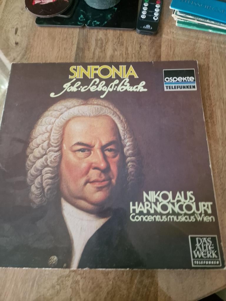 Bach Sinfonia - Nikolaus Harnoncourt - Concertus Musicus, Cd's en Dvd's, Vinyl | Klassiek, Ophalen of Verzenden