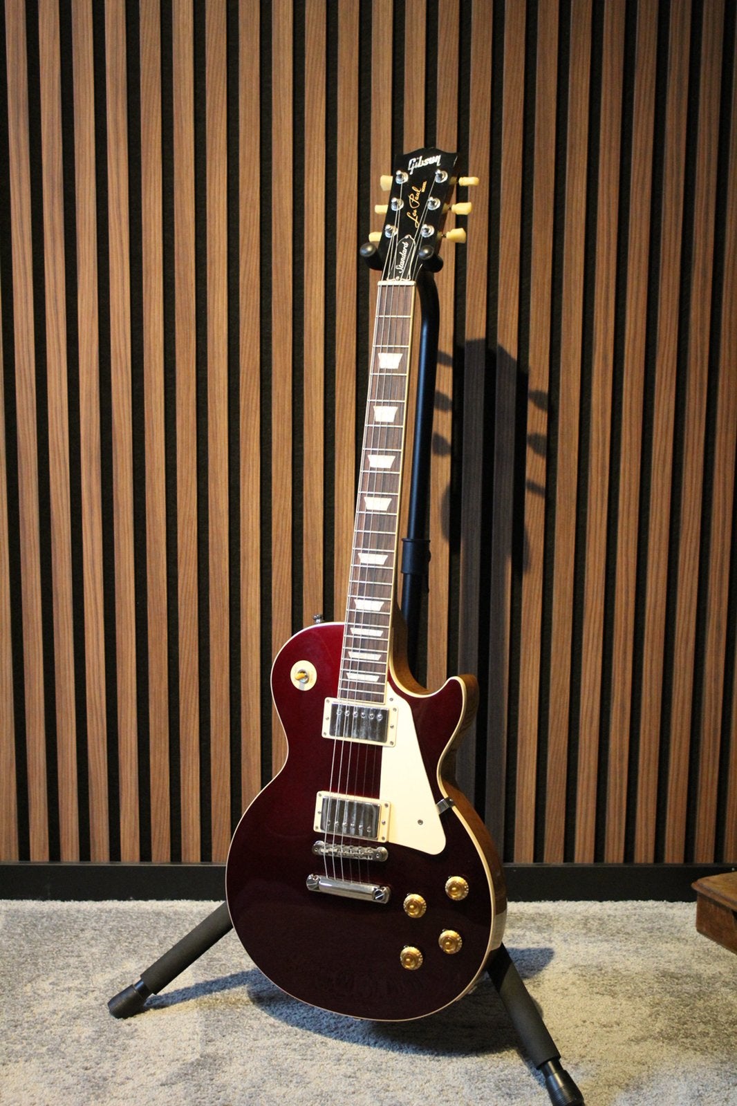 Gibson Les Paul Standard 50’s Sparkling Burgundy + Hardcase, Muziek en Instrumenten, Ophalen, Zo goed als nieuw, Solid body, Gibson