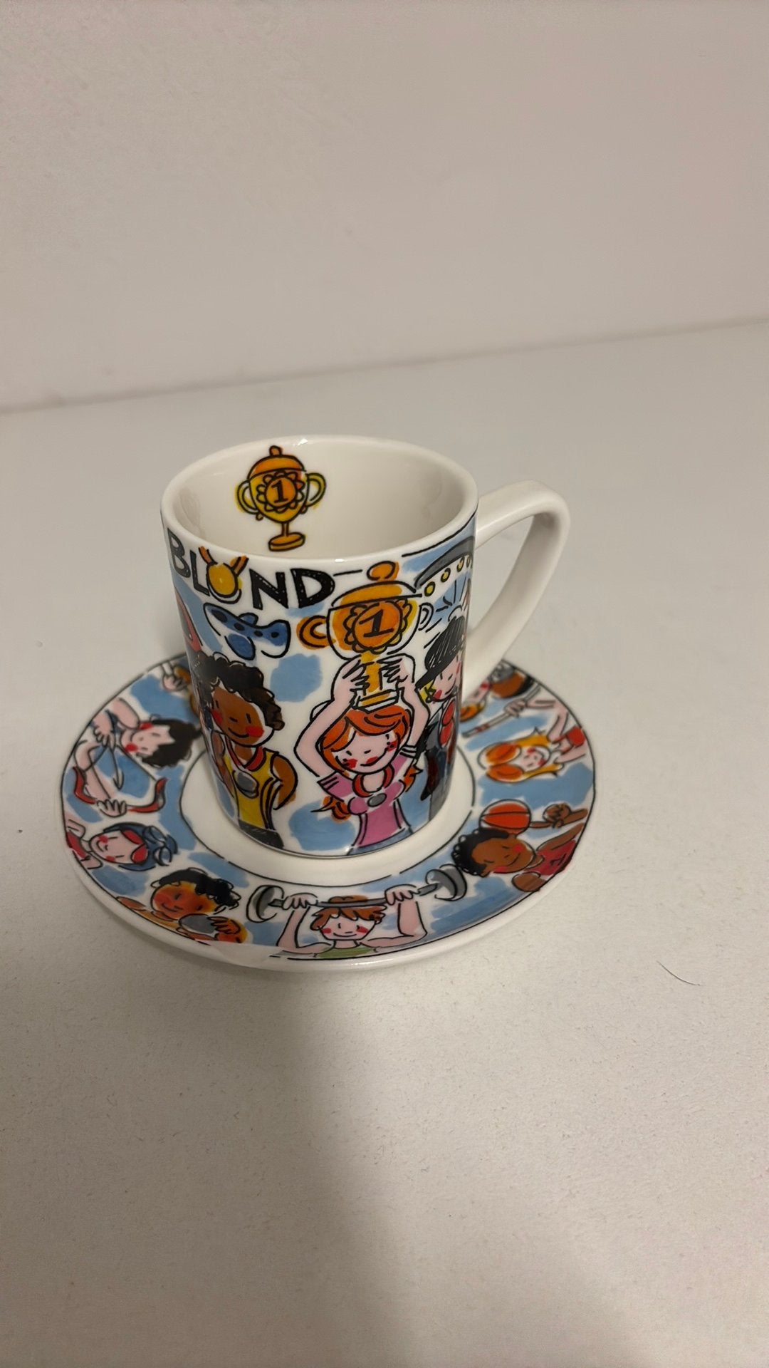 Blond Amsterdam setje Olympische Spelen, Ophalen of Verzenden, Nieuw, Aardewerk