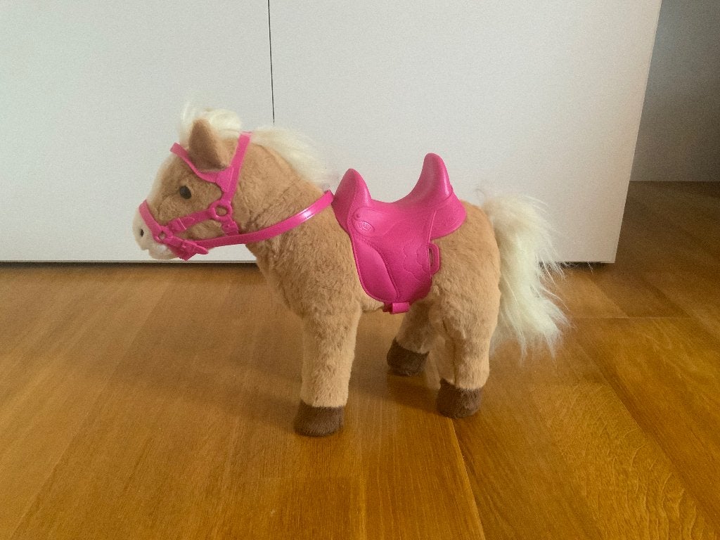 Paard Babyborn met paardrijkleding pop Babyborn, Ophalen, Zo goed als nieuw, Overige typen