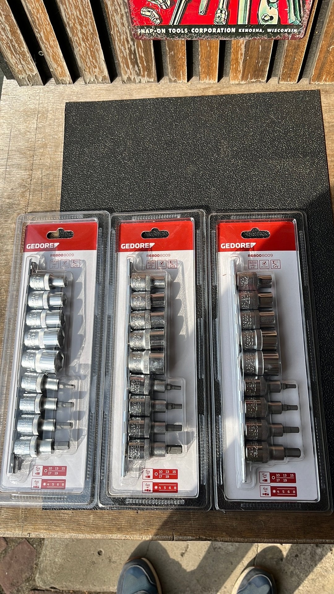 3 sets Gedore R68008009 doppen, Ophalen, Nieuw