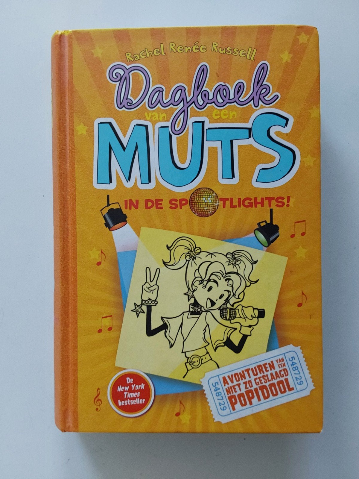 Dagboek van een Muts deel 3 : In De Spotlights! /R. Russell, Ophalen of Verzenden, Zo goed als nieuw, Rachel Renée Russell