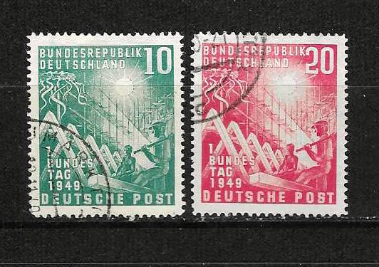 BRD 111-112, Ophalen of Verzenden, BRD, Gestempeld